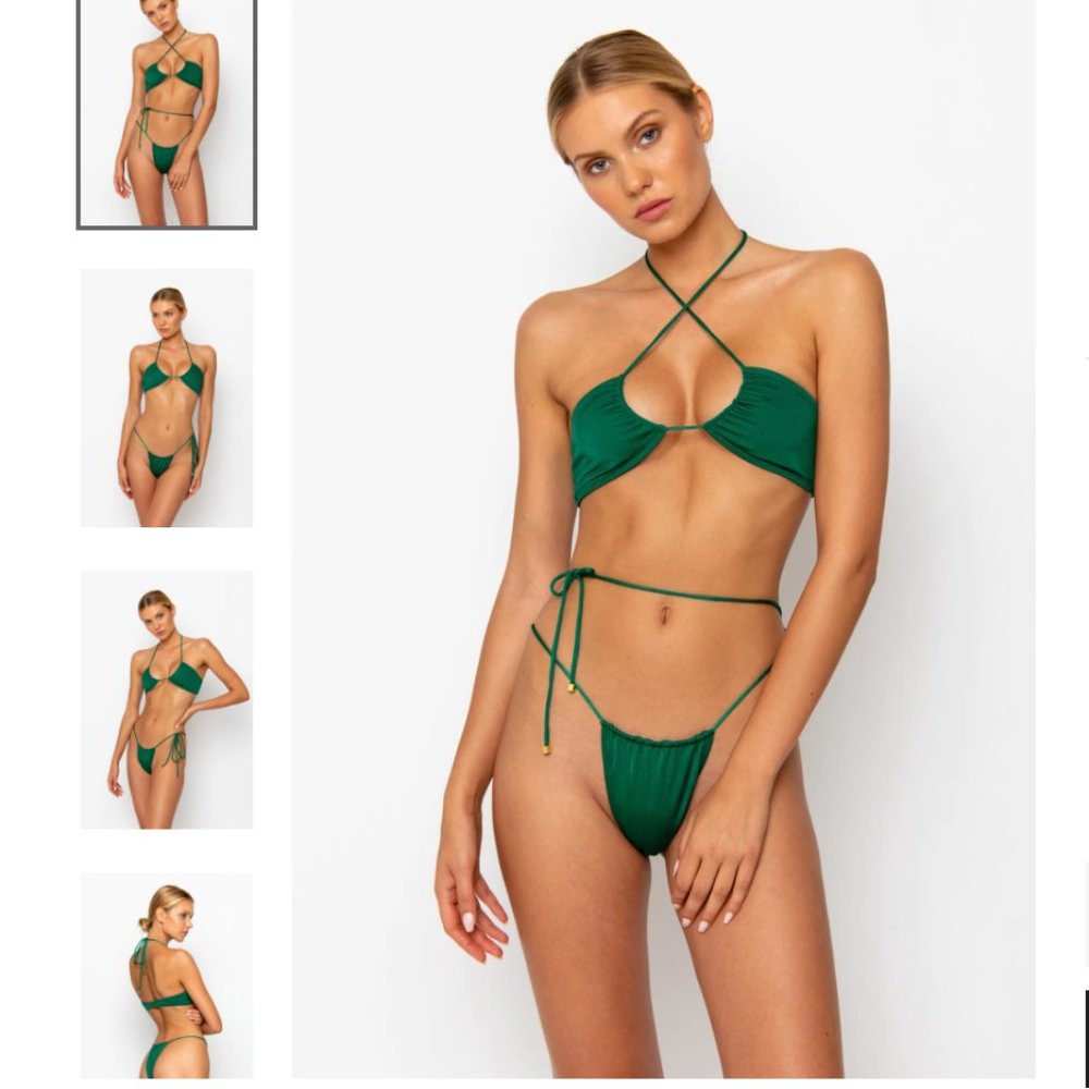 SOMMER SWIM EMERALD BIKINI SET NWT (SITE SOLD OUT)